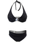 annaclub by la perla bikini nero ferretto