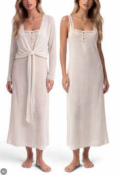 argentovivo camicia da notte e liseuse