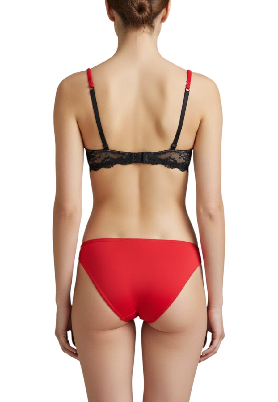 balconcino raso rosso armani coppa C