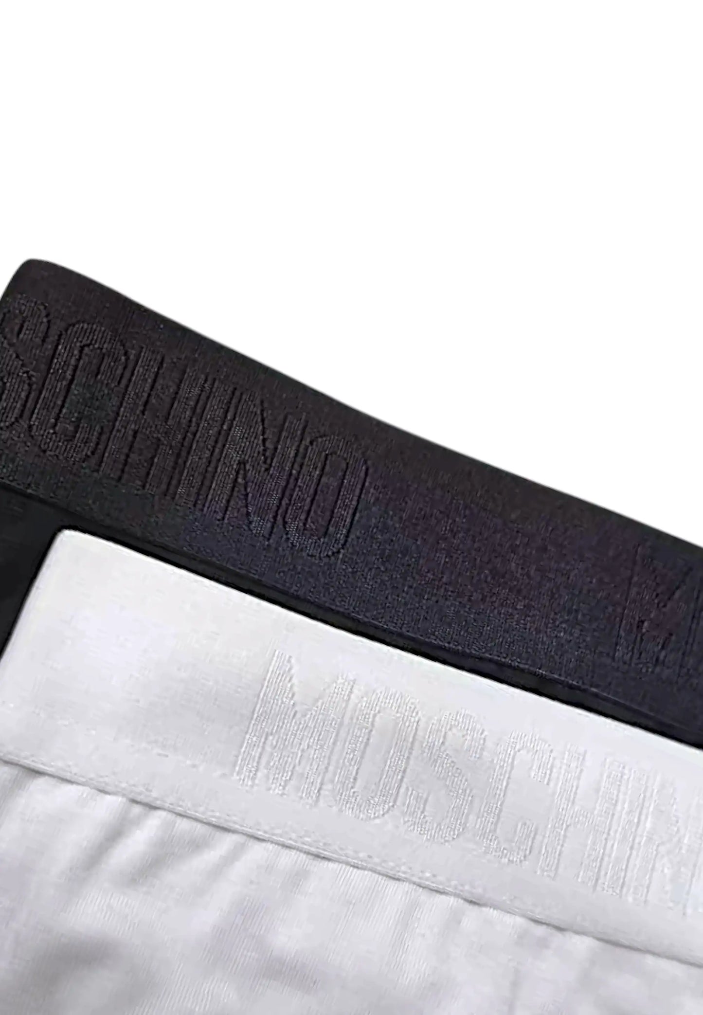 2pack moschino bianco e nero