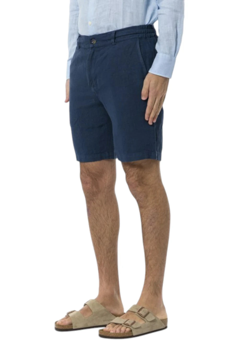 bermuda blu lino mc2 outlet