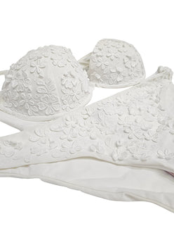 bikini Ermanno Scervino fiori pushup