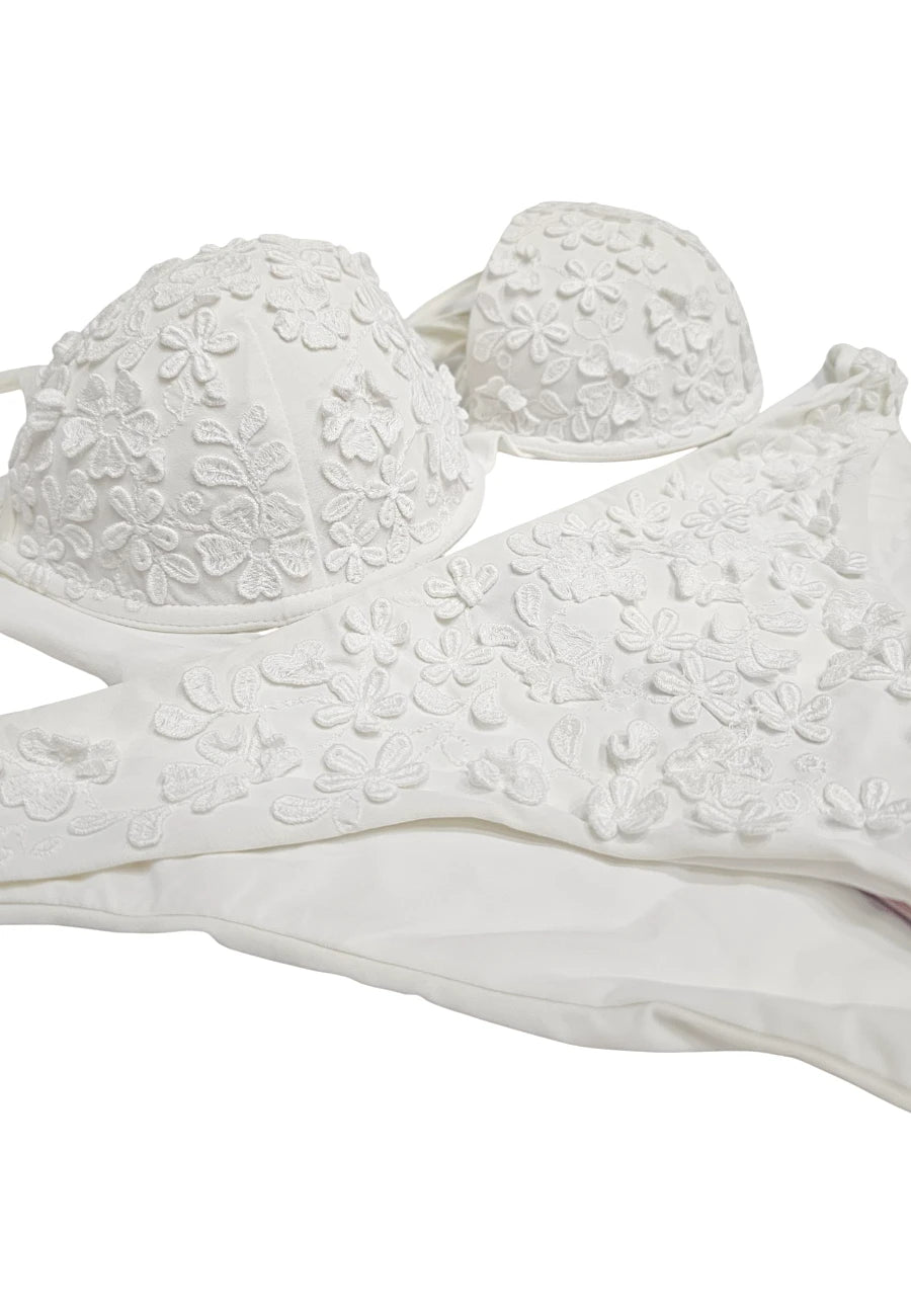 bikini Ermanno Scervino fiori pushup