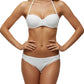 bikini bianco coppaC