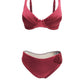 bikini bordeaux 3° coppa C saldi outlet