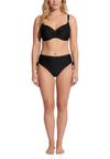 bikini nero coppa D antigel