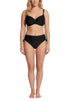 bikini nero coppa D antigel