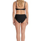 bikini nero coppa D antigel coppe differenziate