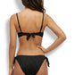 bikini nero emporio armani jacquard