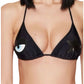 bikini nero outlet triangolo