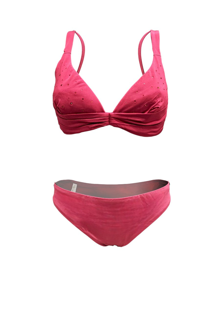 bikini rosso azuleja strass saldi promo