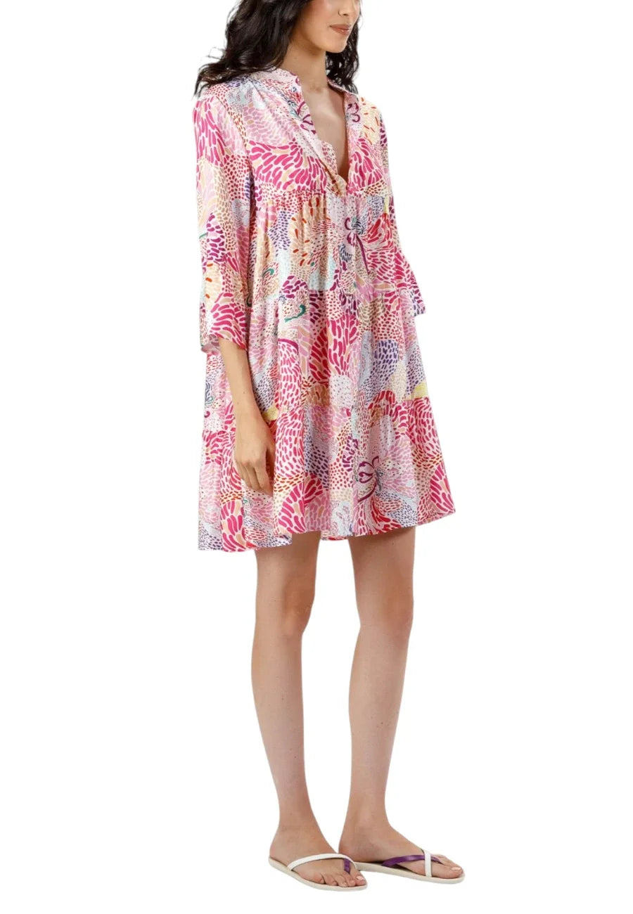 caftano viscosa colorato