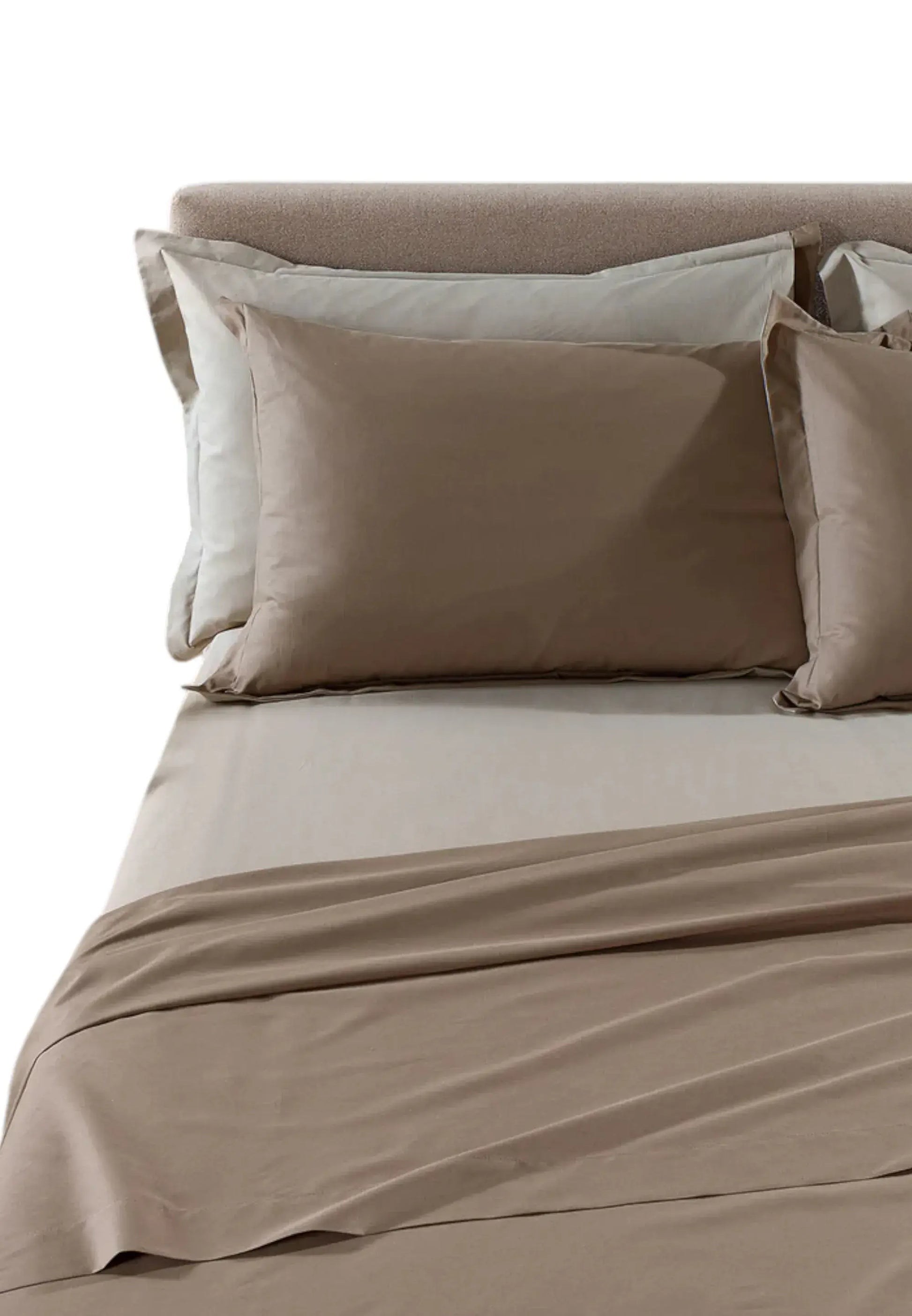 caleffi lenzuola tortora bicolor