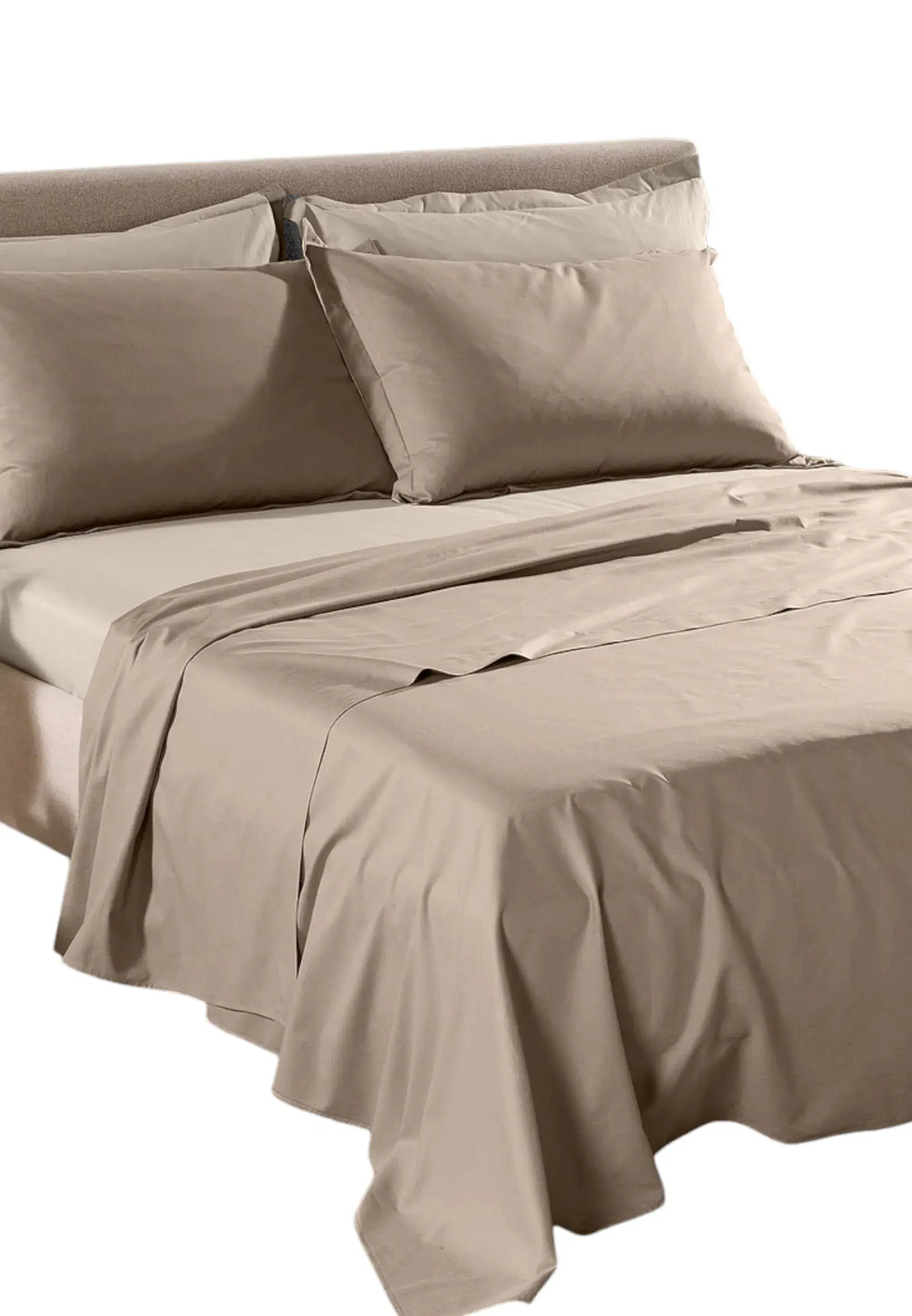 caleffi lenzuolo bicolor naturale double