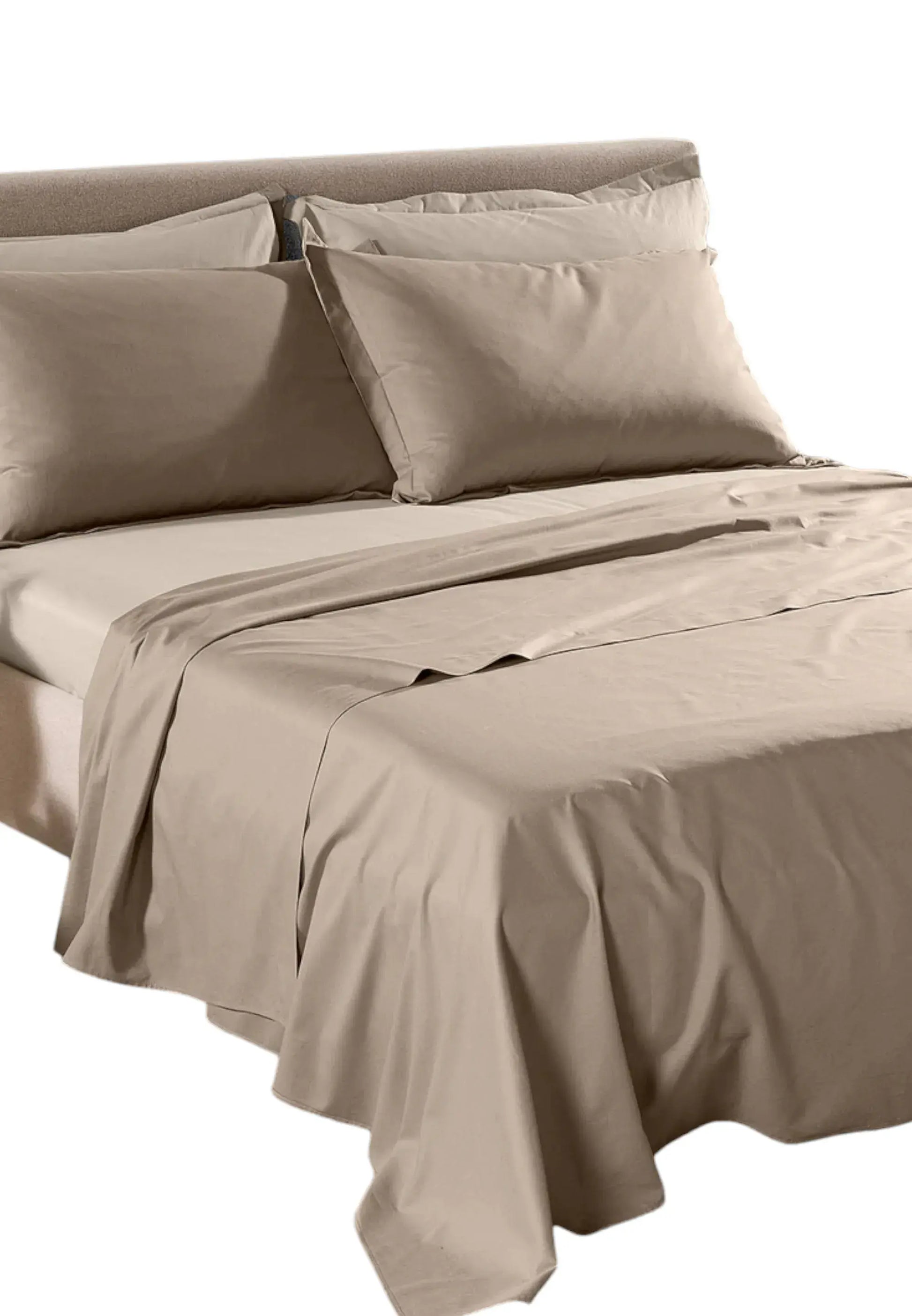 caleffi lenzuolo bicolor naturale double