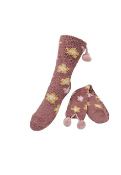 calze antiscivolo fiori regalo