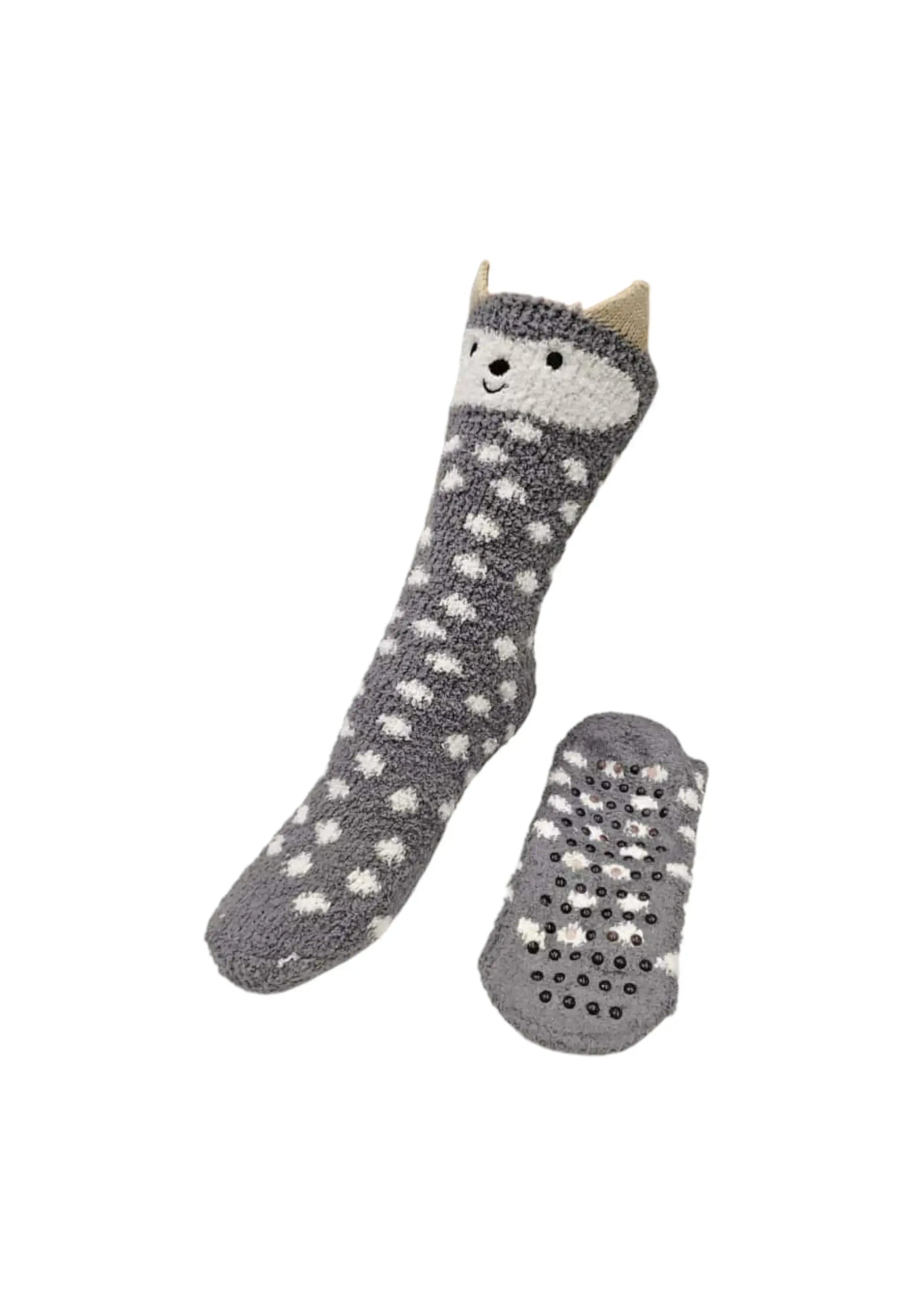 calze antiscivolo grige