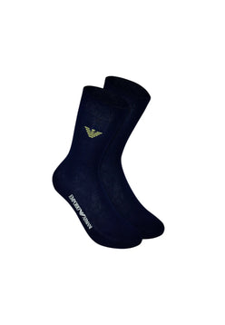 calzini filo di scozia Emporio Armani blu
