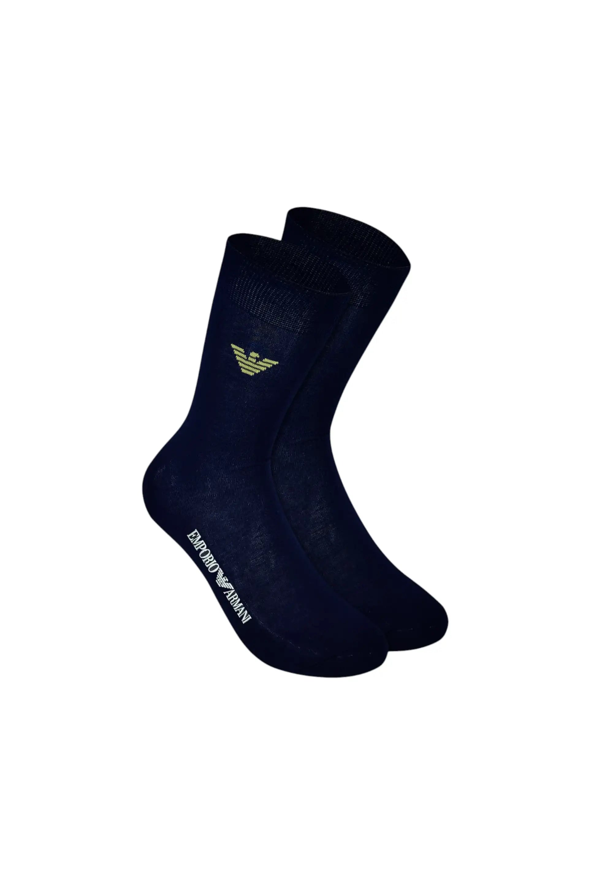 calzini filo di scozia Emporio Armani blu