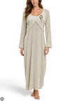 camicia da notte cashmere verde veronica