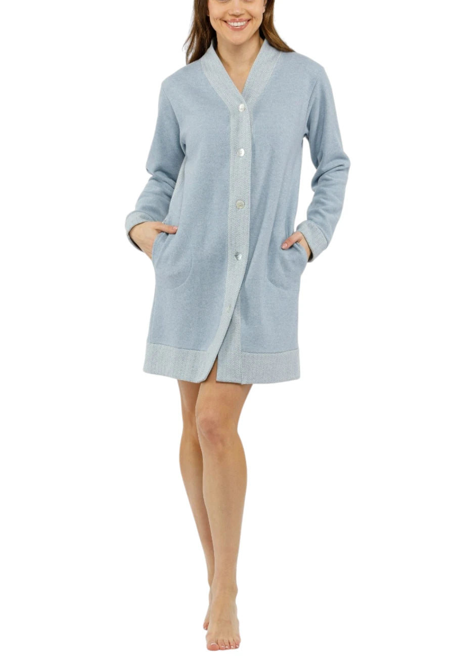 cardigan azzurro punto milano