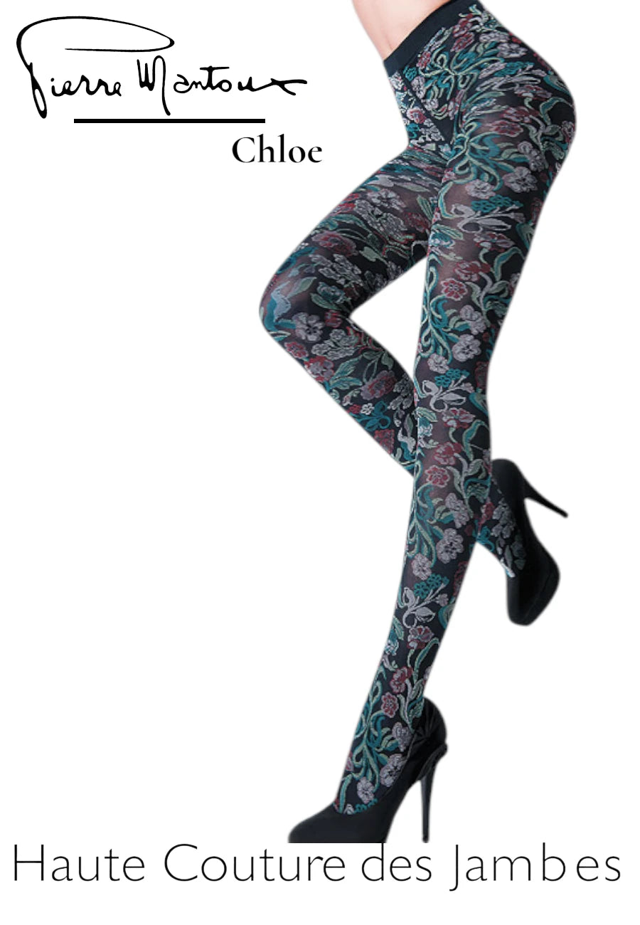 collant fiori pierre mantoux