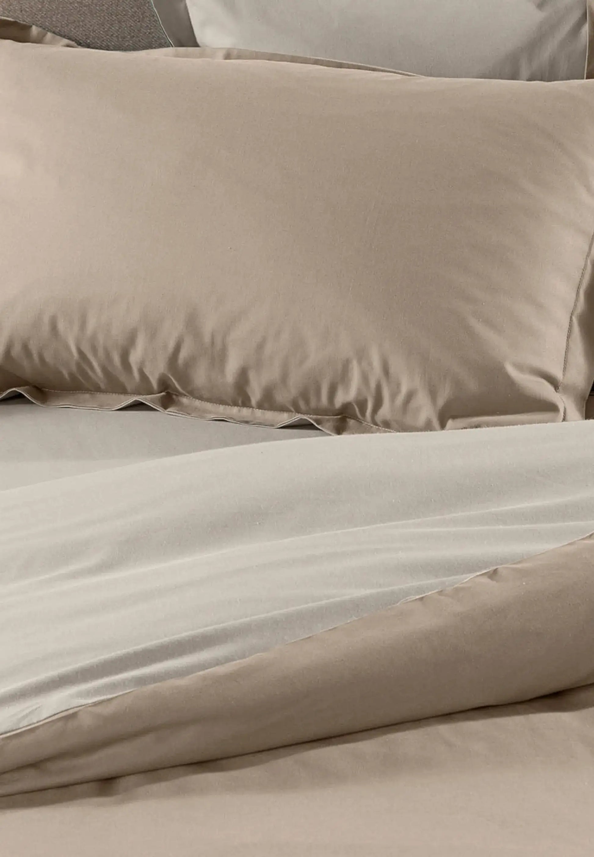 completo copripiumini beige matrimoniale caleffi