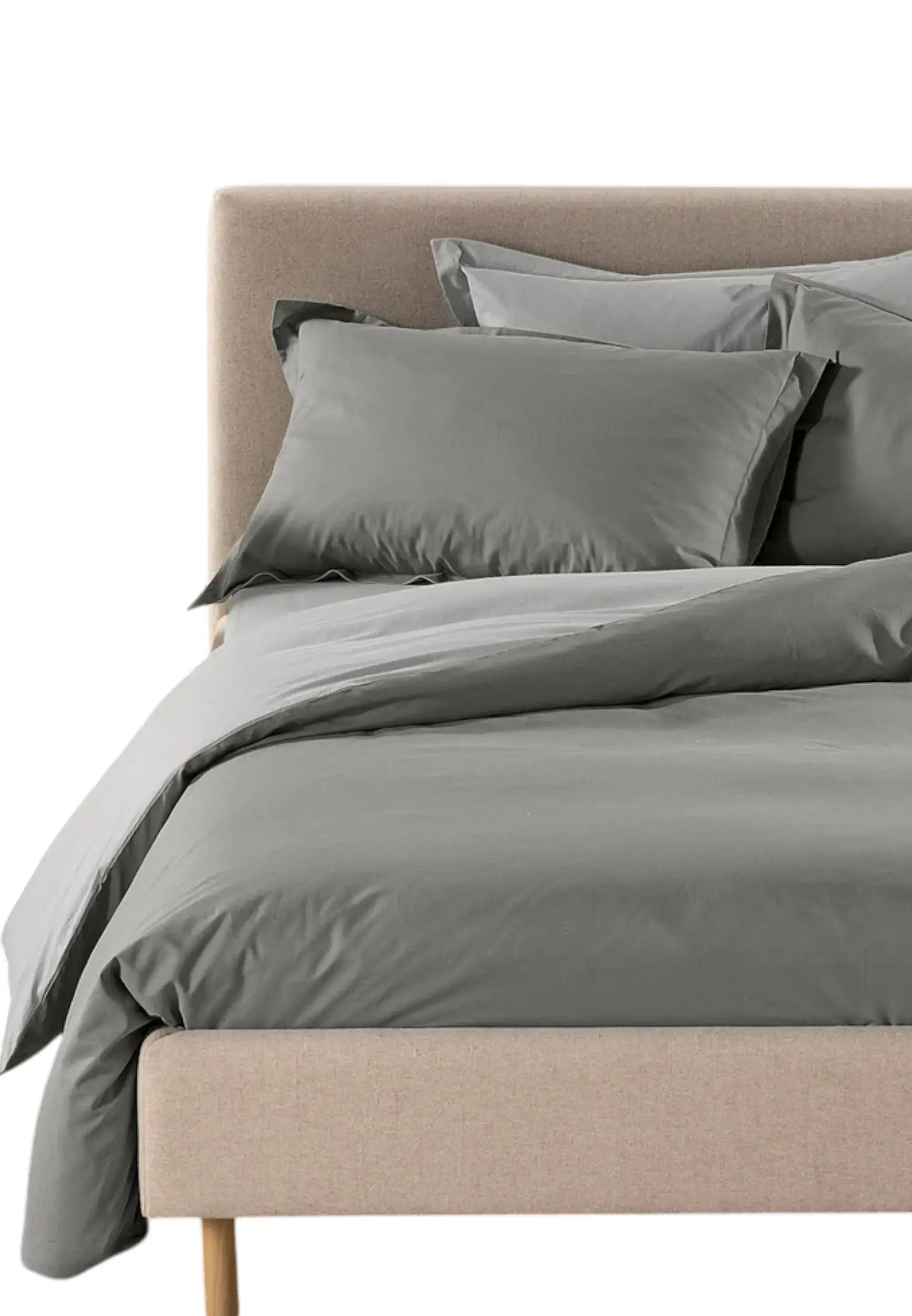 completo copripiumini grigio matrimoniale