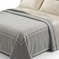 coperta di lana somma grigia cashmere