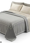 coperta di lana somma grigia cashmere