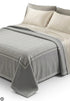 coperta di lana somma grigia cashmere