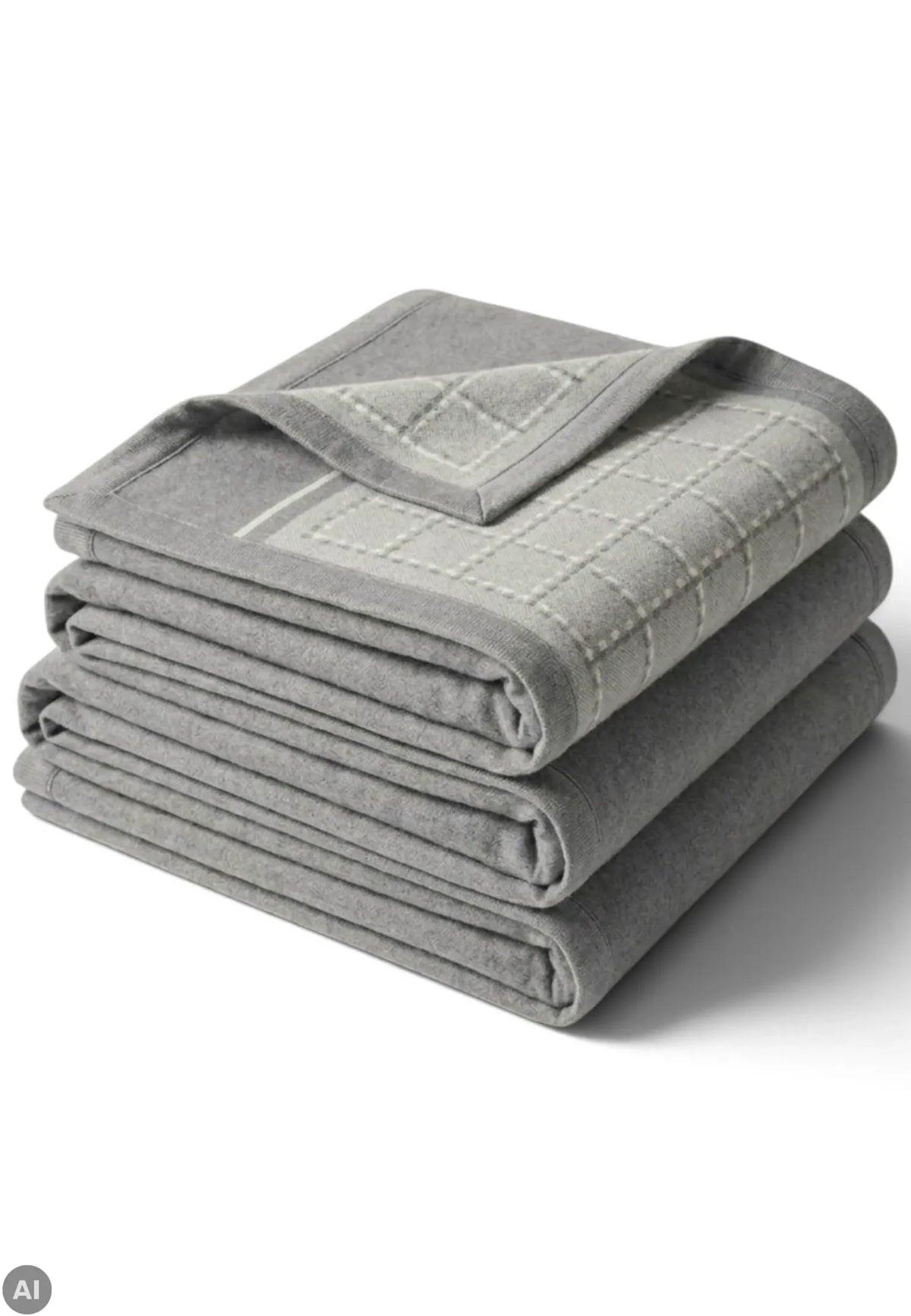 coperta di lana somma grigia cashmere saldi
