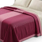 coperta lana bordeaux