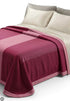 coperta lana bordeaux
