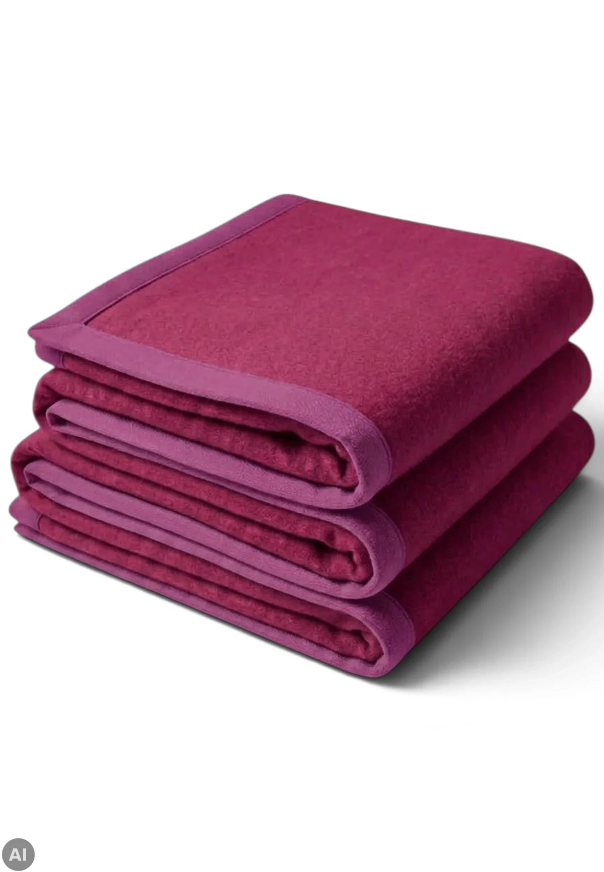 coperta lana bordeaux somma