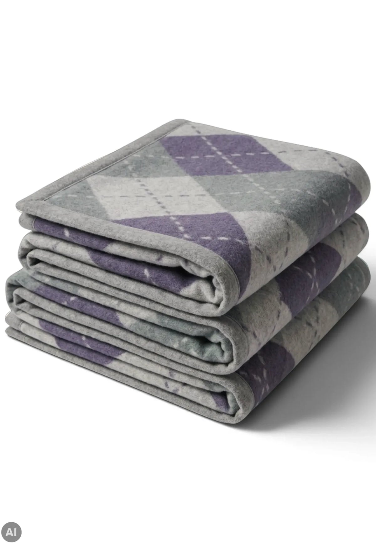 coperta lana somma rombi saldi