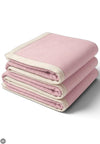 coperta lana somma rosa