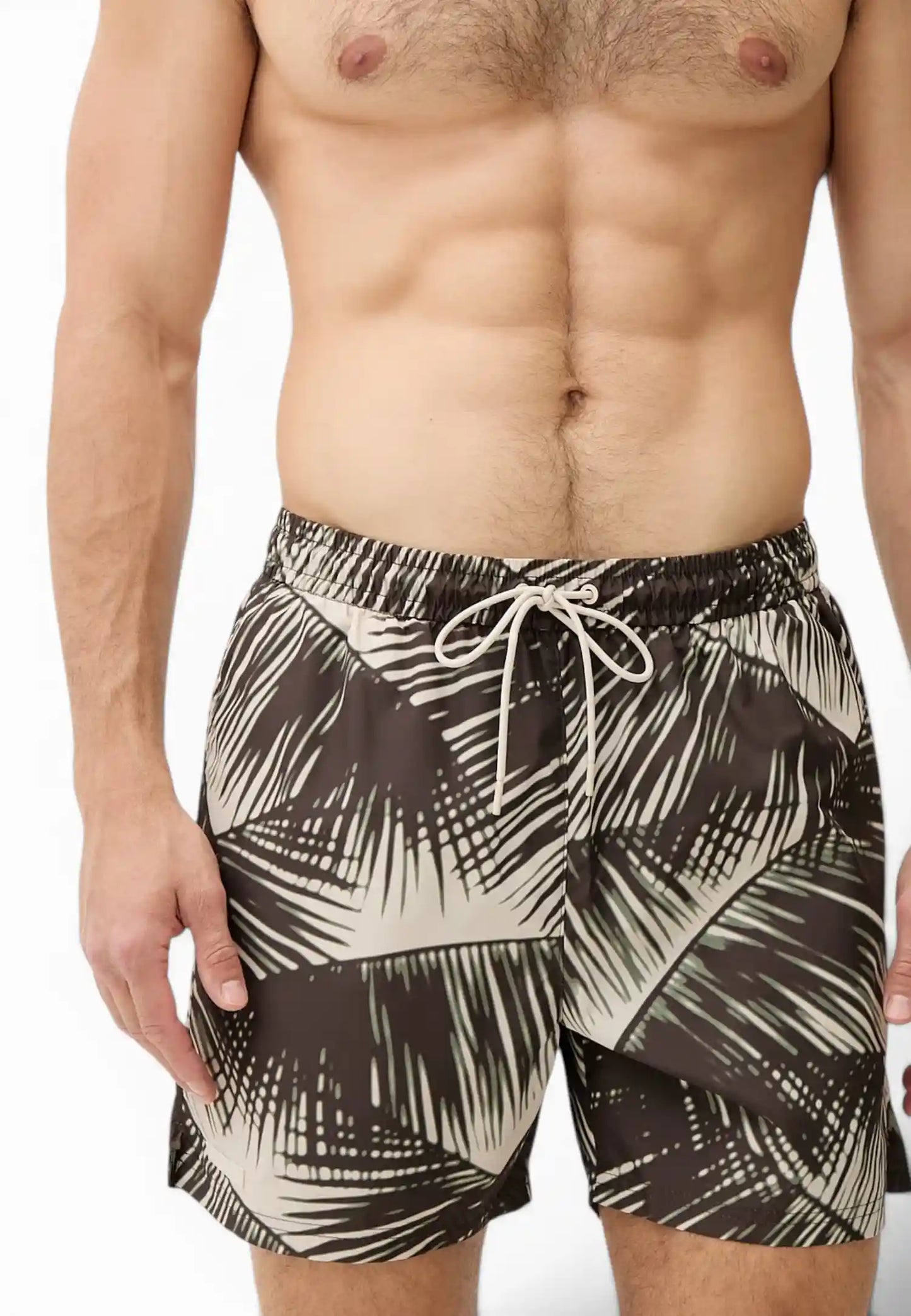 costume Calvin Klein palme beige