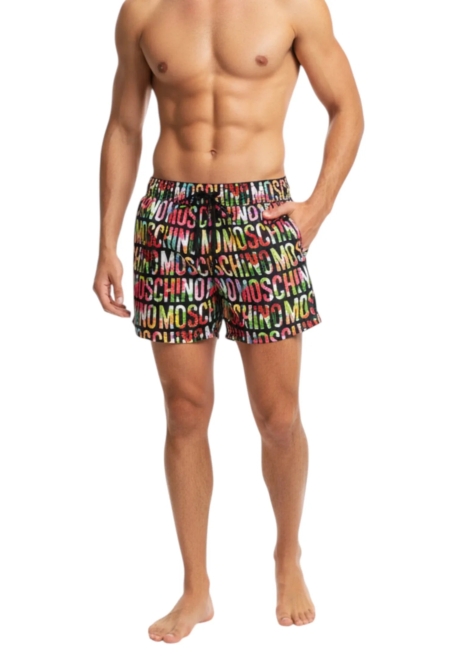 costume da bagno moschino short flowers