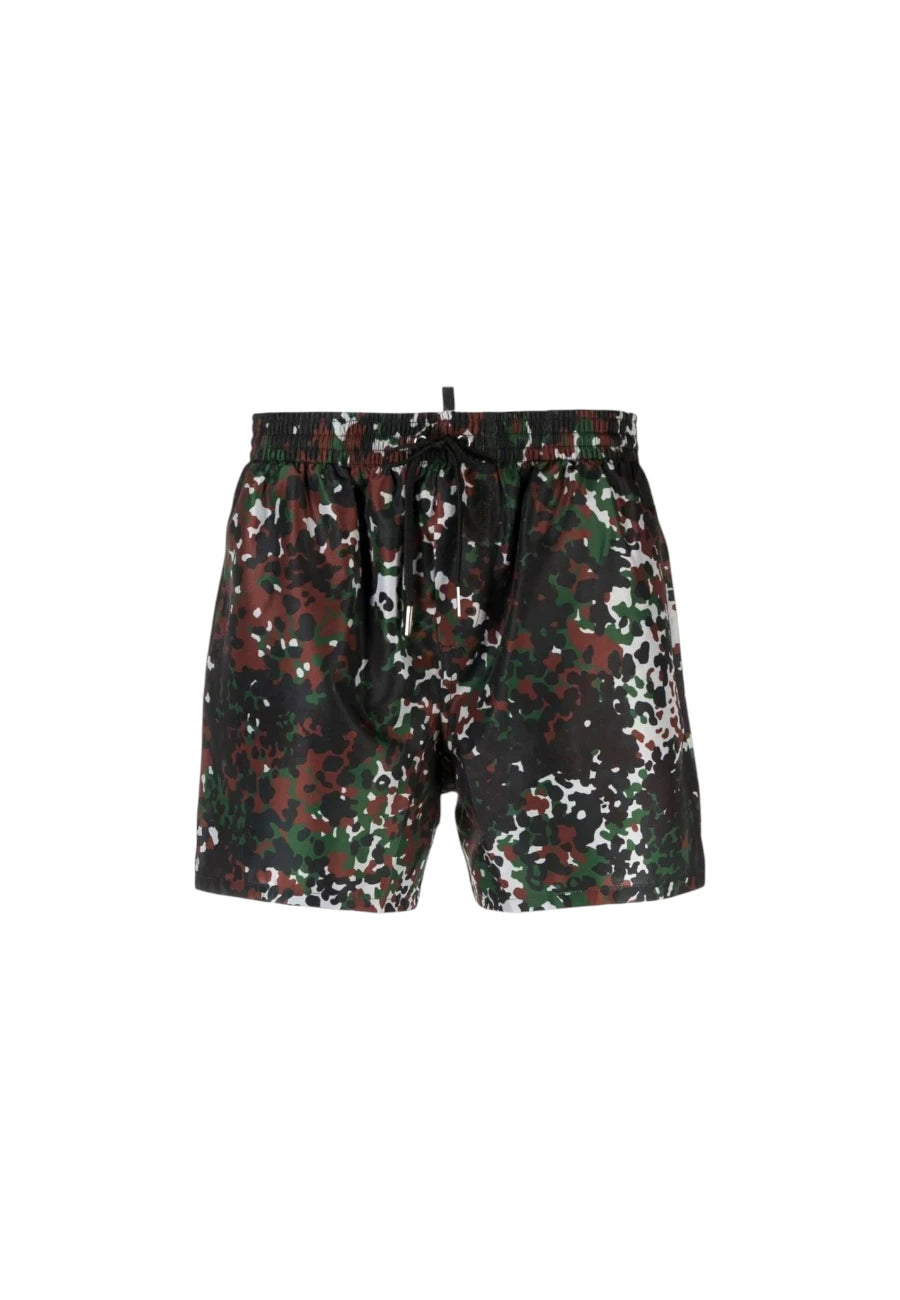 costume dsquared militare scritta gialla promo