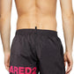 costume dsquared scritta rosa