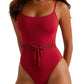 costume intero elegante saldi rosso