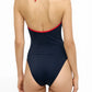 costume intero fascia Tommy Hilfiger blu