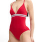 costume intero rosso tommy hilfiger