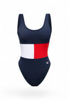 costume intero tommy hilfiger color block