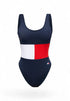 costume intero tommy hilfiger color block