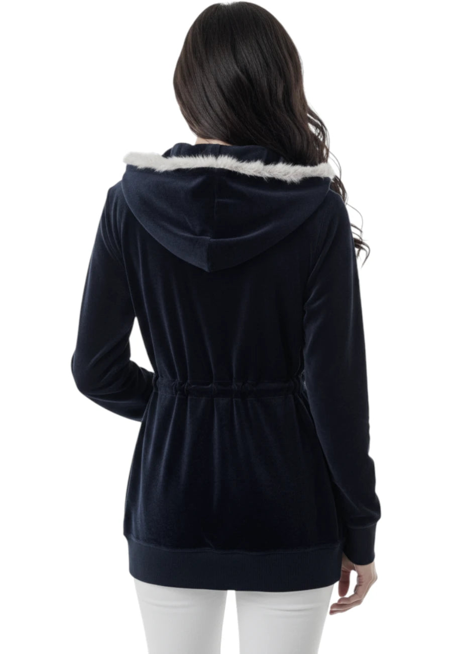 felpa vdp visone Swarovski