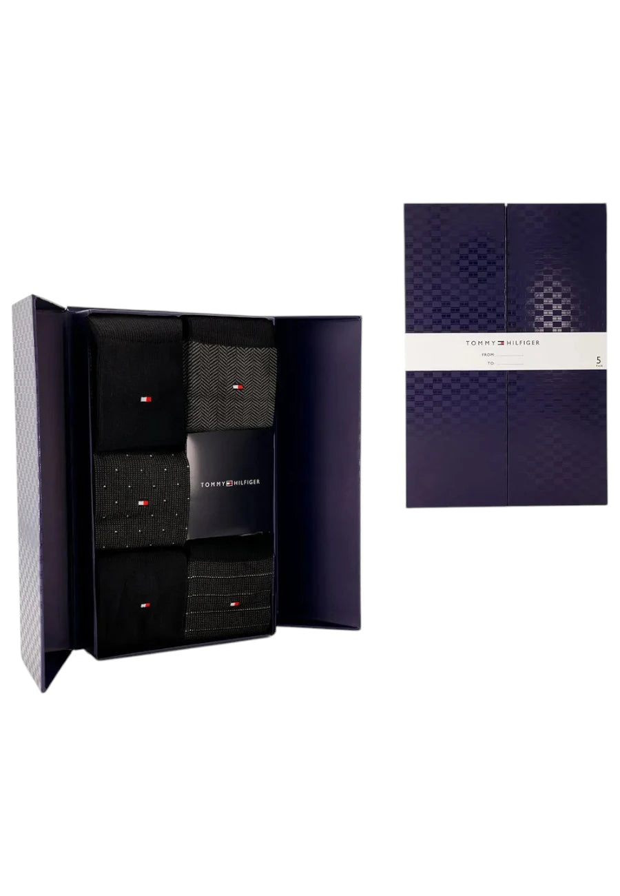 5pack socks - Tommy Hilfiger - gift box5