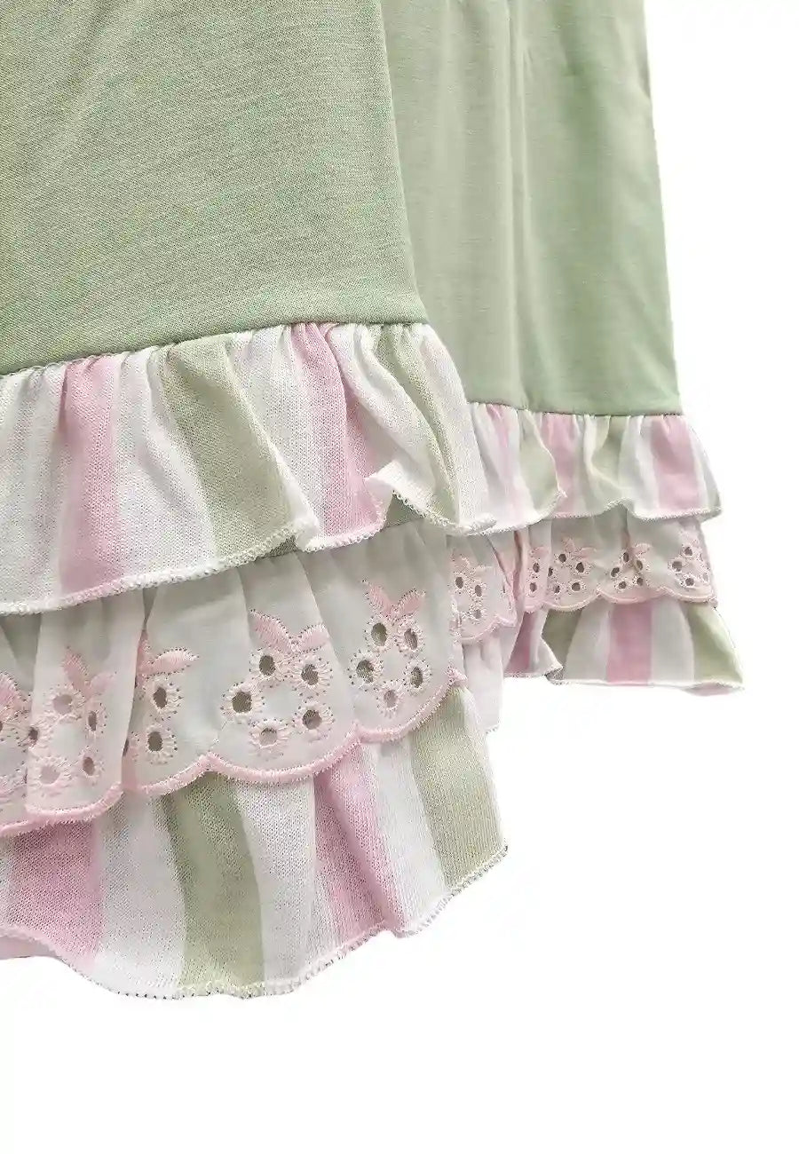 camicina pizzo sangallo verde