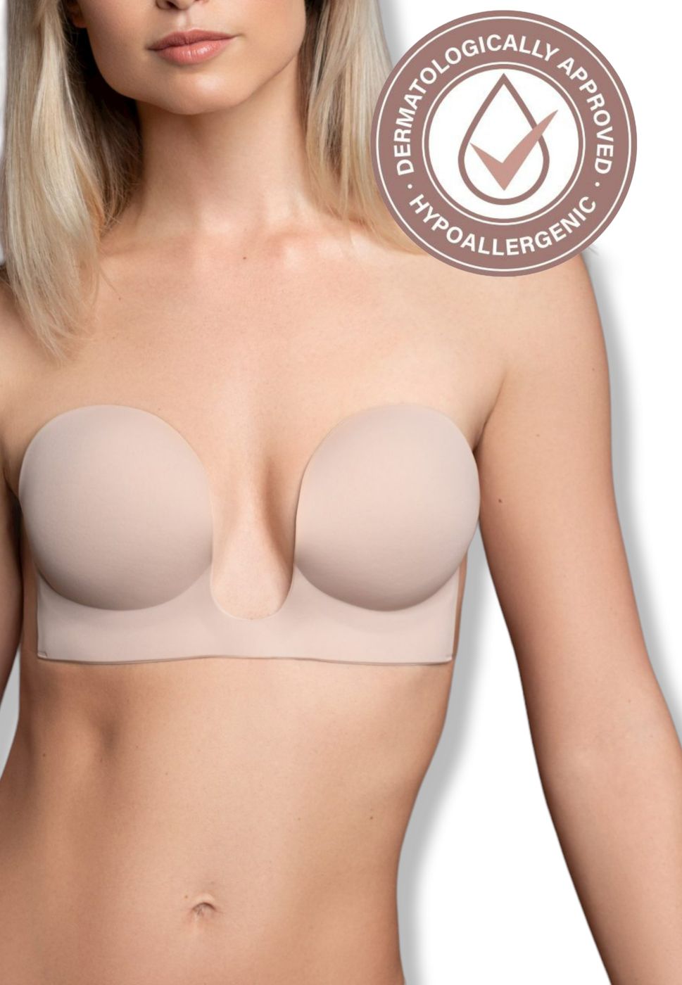 Silicone bra - ByeBra - seamless u style bra